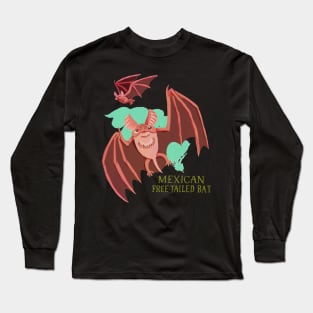 Mexican Free-tailed bat Long Sleeve T-Shirt